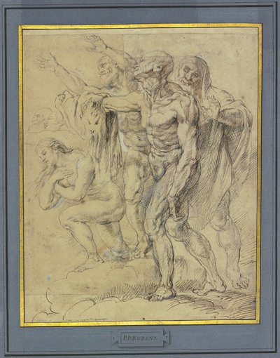 Eva, Maria Magdalena, der Heilige Bartholomäus und ein weiterer für ein Jüngstes Gericht 作： ピーター・ポール・ルーベンス