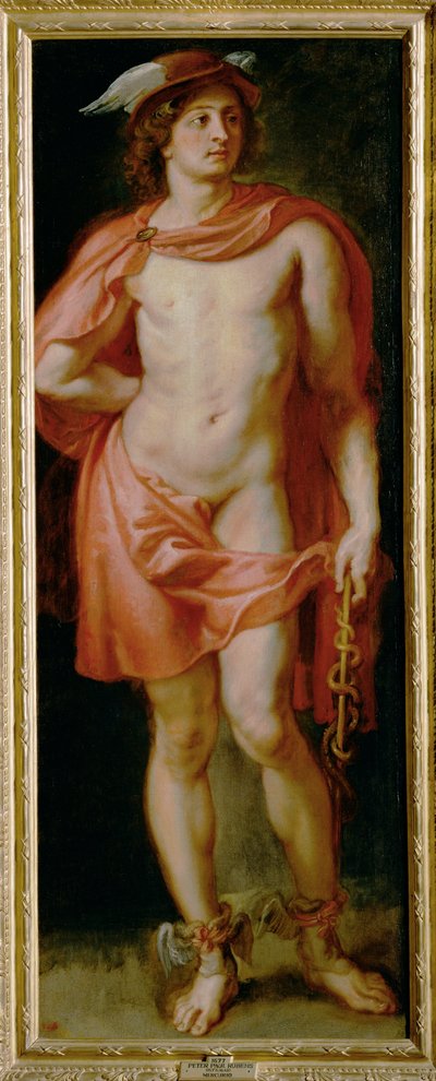 水星神、ラ・パラダの塔のために描かれた（キャンバスに描かれた絵） 作： Peter Paul Rubens
