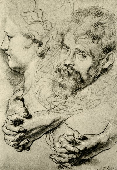 頭と手の研究 作： Peter Paul Rubens
