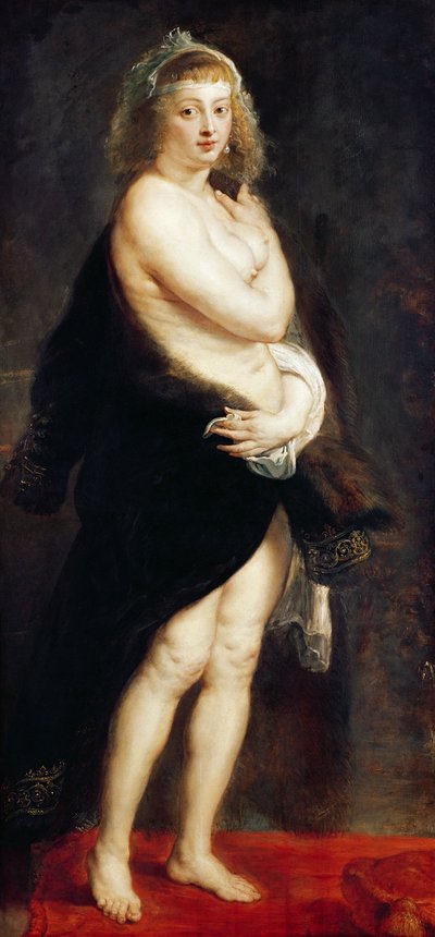 毛皮で包まれたヘレナフォーメント、1636〜38年 作： Peter Paul Rubens