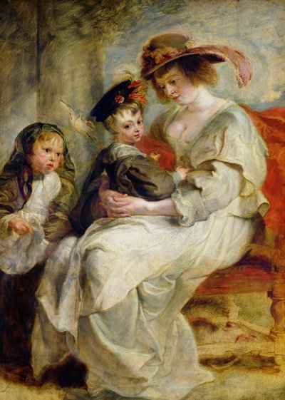 ヘレンフォーメント（1614-73）、2人の子供、クレアジャンヌとフランソワ、1633年から37年頃 作： Peter Paul Rubens