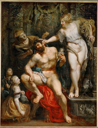 ヘラクレスとオンファレ 作： Peter Paul Rubens