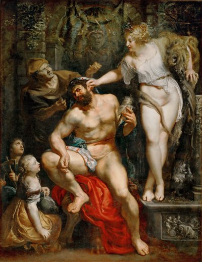 ヘラクレスとオンファレ 作： Peter Paul Rubens
