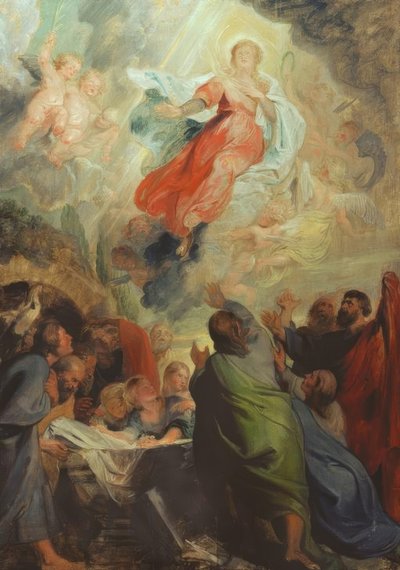 メアリーの被昇天 作： Peter Paul Rubens
