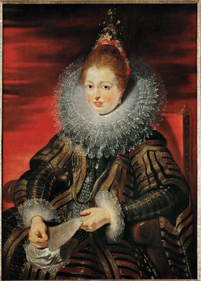 インファンタ・イザベラ・クララ・エウジェニア 1613-15年頃（木・油彩） 作： Peter Paul Rubens