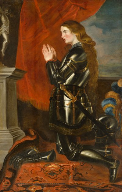 ジャンヌ・ダルク、1620年頃と1640年以降（キャンバスに油彩） 作： Peter Paul Rubens