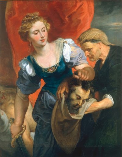 ホロフェルネスの頭を持つジュディス 作： Peter Paul Rubens
