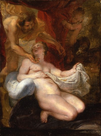 木星とダナエ 作： Peter Paul Rubens