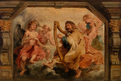 竪琴を弾くダビデ王 作： Peter Paul Rubens