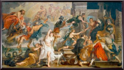 ヘンリー4世の神格化と宣言... 作： Peter Paul Rubens