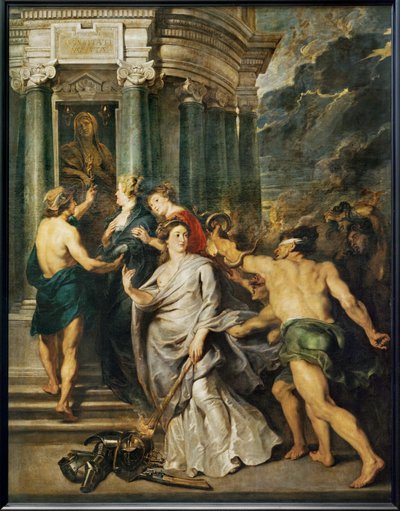 平和の結末（キャンバスペインティング） 作： Peter Paul Rubens