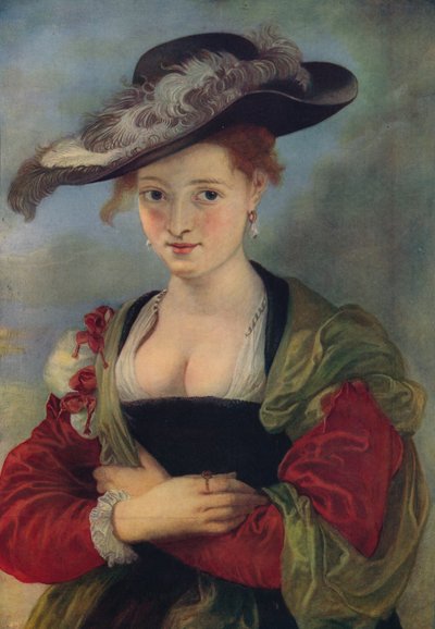 麦わら帽子、c1622-1625、c1915 作： Peter Paul Rubens