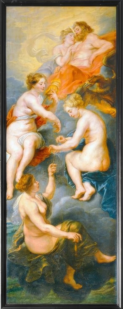 マリードメディチ女王の運命をたどる公園 作： Peter Paul Rubens