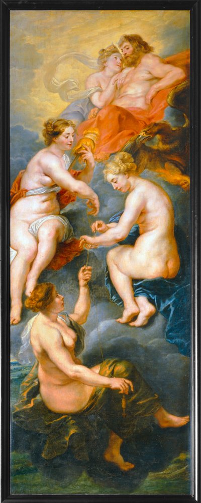 マリー・ド・メディシス王妃の運命の公園（キャンバスに描かれた絵） 作： Peter Paul Rubens