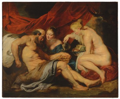 ロットと彼の娘 作： Peter Paul Rubens