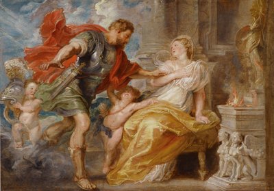 火星とレアシルビア、c。 1616-1617 作： Peter Paul Rubens