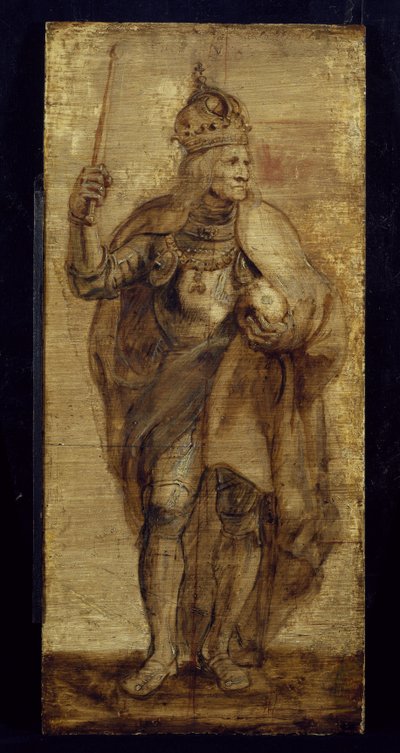ドイツ国王マクシミリアン1世と17世紀の神聖ローマ皇帝 作： Peter Paul Rubens