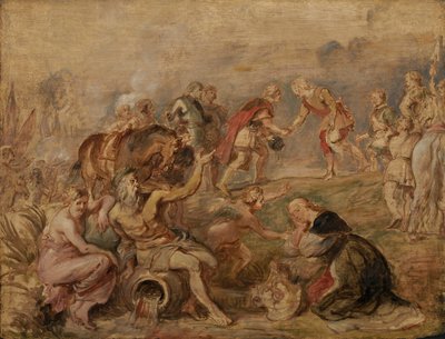 ハンガリーのフェルディナンド王とスペインのインファンテフェルディナンド枢機卿のNördlingenでの会合 作： Peter Paul Rubens