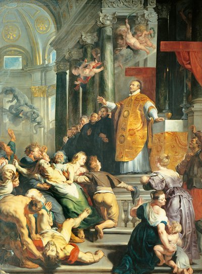 ロヨラの聖イグナティウスの奇跡 作： Peter Paul Rubens
