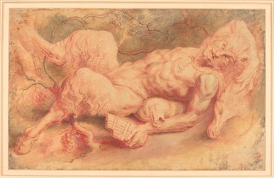 パン リクライニング、おそらく c. 1610年。 作： Peter Paul Rubens