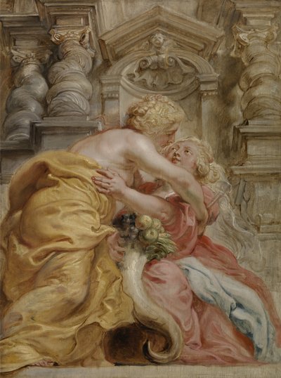 平和をたっぷりと抱きしめる 作： Peter Paul Rubens