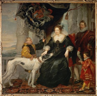 アランデル伯爵夫人、アラタイアタルボットの肖像 作： Peter Paul Rubens