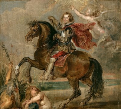 馬に乗ったバッキンガム公の肖像画。 1625 作： Peter Paul Rubens