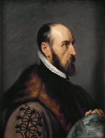 アブラハムオルテリウス1527〜1598、1633の肖像。 作： Peter Paul Rubens