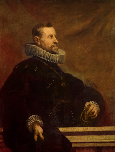ハプスブルク家のアルバート、オーストリア大公、オランダ総督の肖像 作： Peter Paul Rubens
