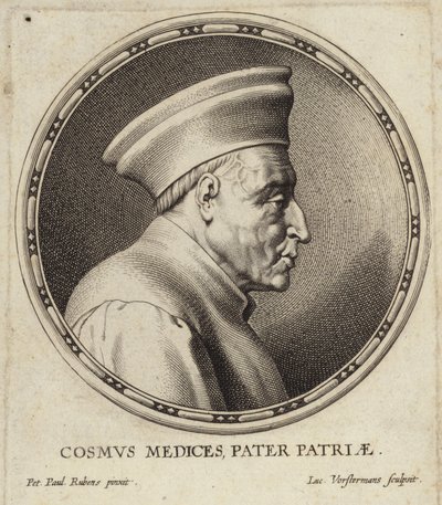 コジモ・デ・メディチの肖像 作： Peter Paul Rubens