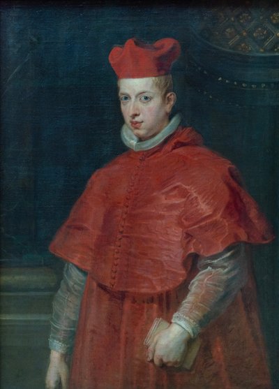 スペインのドン・フェルナンド枢機卿兼王子の肖像画 作： Peter Paul Rubens
