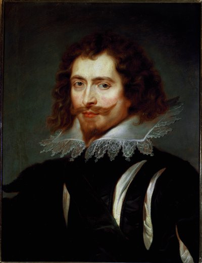 ジョージ・ヴィリアーズ（1592-1628）バッキンガム公爵の肖像 ピエール・ポール（Pierre-Paul）・ルーベンス（またはPeter PaulまたはPetrus Paulus）（1577-1640）の絵画 日。65x50 cm ピッティ宮殿、フィレンツェのガレリア・パラティナ 作： Peter Paul Rubens