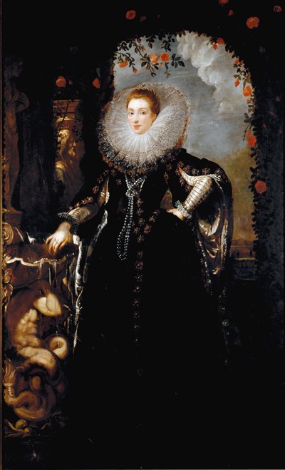 ジョヴァンナ・スピノラ・パヴェーゼの肖像（油彩・キャンバス 作： Peter Paul Rubens