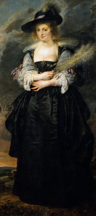ピーター・ポール・ルーベンス（1577-1640）による「ヘレネ・フルメントの肖像」。 作： Peter Paul Rubens