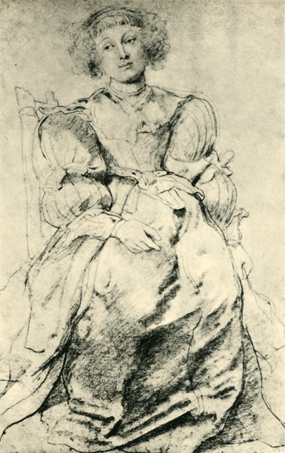 エレーヌフォーメントの肖像、c1630-1631、1943年。 作： Peter Paul Rubens