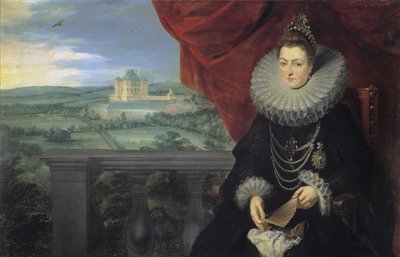 スペインのインファンタイザベラクララユージニアの肖像1566-1633、c。 1615 作： Peter Paul Rubens