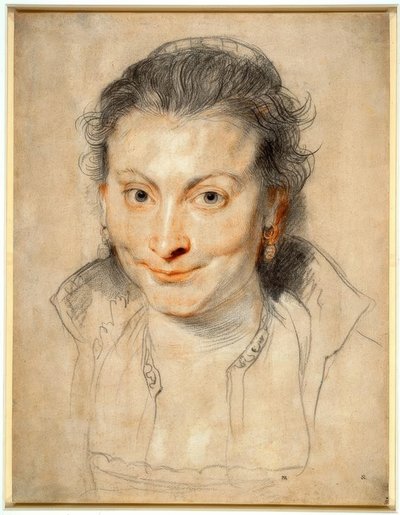 イザベラブラントの肖像 作： Peter Paul Rubens