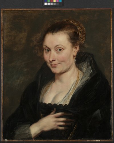イザベラブラントの肖像、c.1620-25 作： Peter Paul Rubens