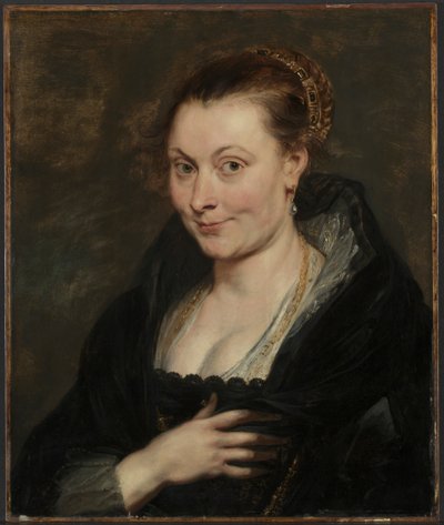 イザベラブラントの肖像、c。 1620-25。 作： Peter Paul Rubens