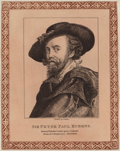 ピーター・ポール・ルーベンスの肖像 作： Peter Paul Rubens