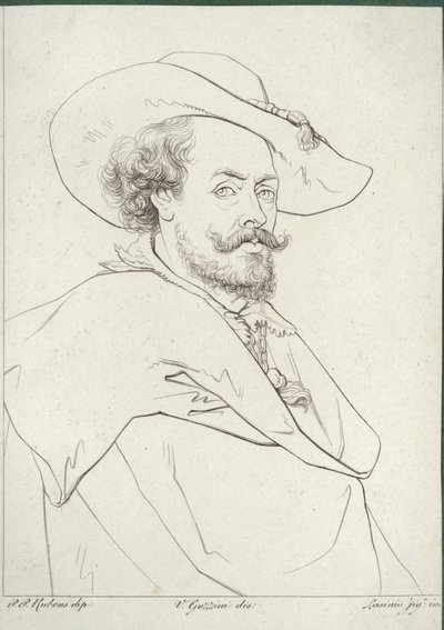ピーター・ポール・ルーベンスの肖像 作： Peter Paul Rubens