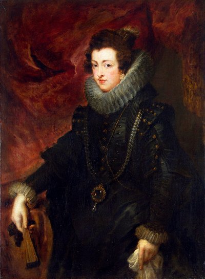 フランスのエリザベート王妃の肖像1602-1644、スペインの配偶者、c1628-1629 作： Peter Paul Rubens