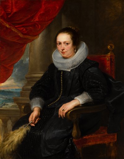 女性の肖像、1630年頃（パネルに油彩） 作： Peter Paul Rubens