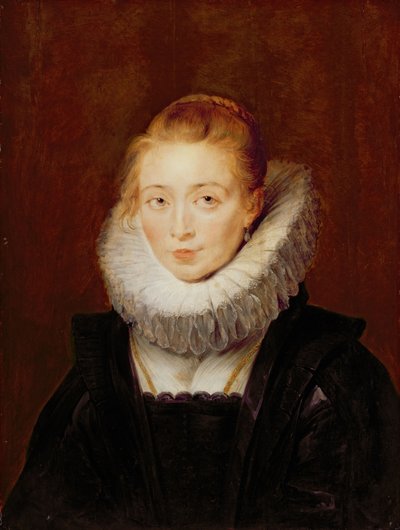 インファンタイザベラへの名誉のメイドの肖像 作： Peter Paul Rubens