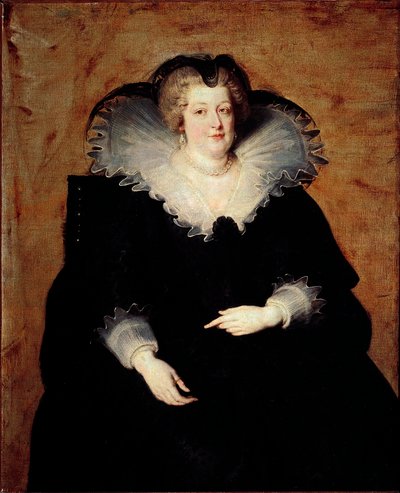 フランス王妃マリー・ド・メディシスの肖像」（油彩・キャンバス 作： Peter Paul Rubens