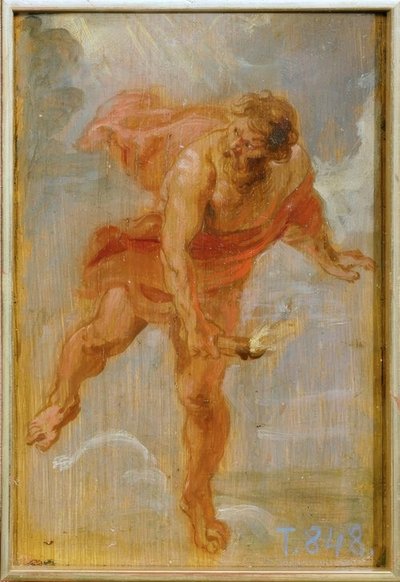 プロメテウスは地球に火をもたらす 作： Peter Paul Rubens