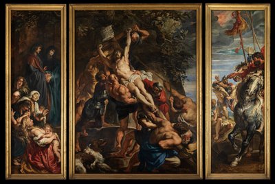 十字架の上昇、1610-11年頃（パネルに油彩） 作： Peter Paul Rubens