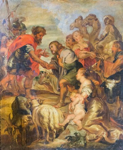Reconciliação de Esaú e Jacó 作： Peter Paul Rubens