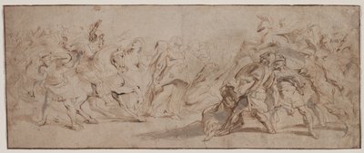 ローマ人とサビネス人の和解c。 163235。 作： Peter Paul Rubens