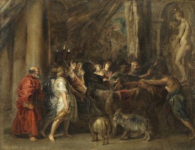 神殿での生け贄 作： Peter Paul Rubens
